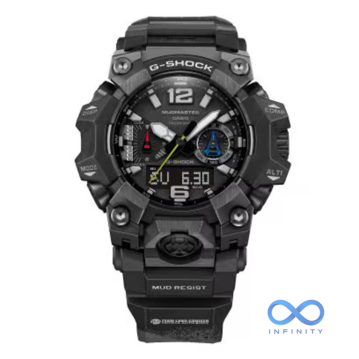 Rugged Black Adventure Watch – Premium Analog-Digital Edition