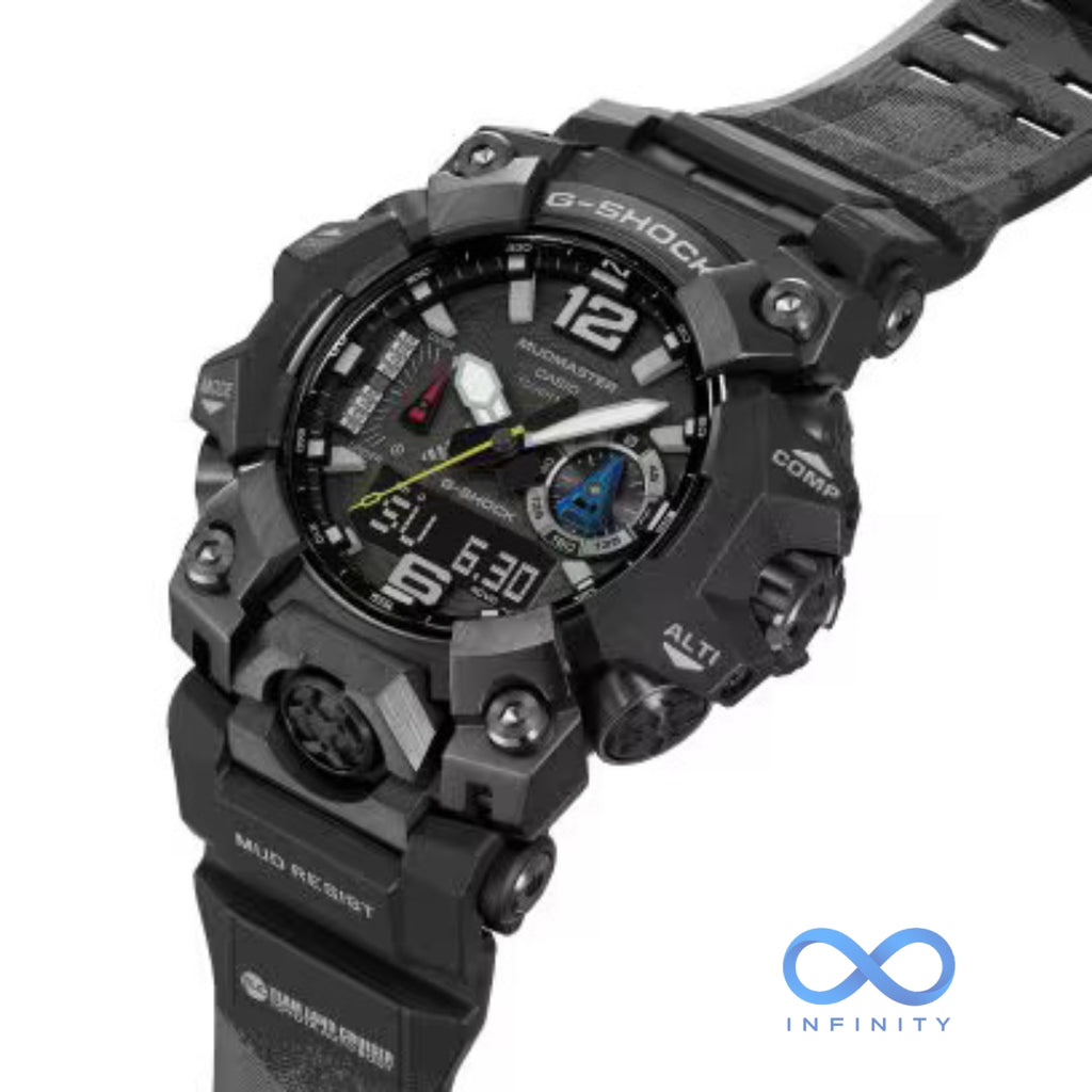 Rugged Black Adventure Watch – Premium Analog-Digital Edition