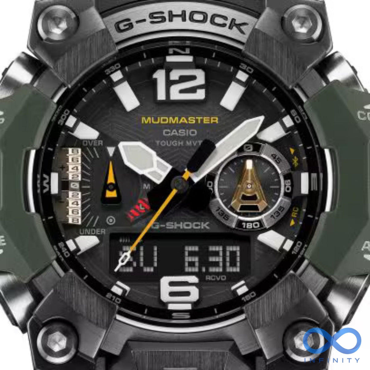 Rugged Green Adventure Watch – Premium Analog-Digital Edition