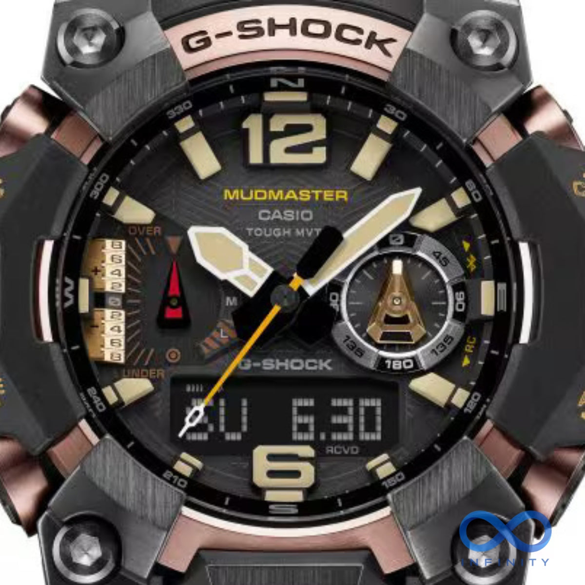 Rugged Red Adventure Watch – Premium Analog-Digital Edition