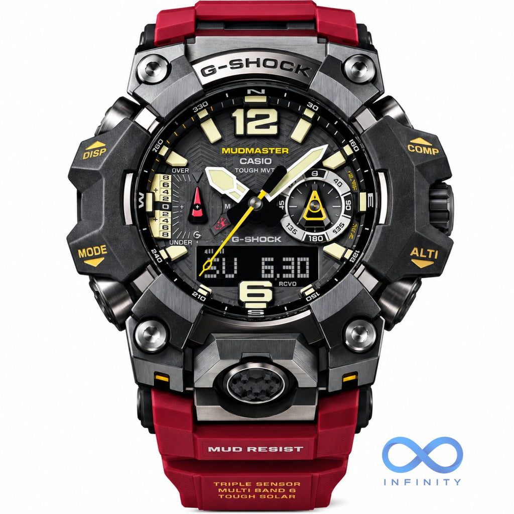 Rugged Red Adventure Watch – Premium Analog-Digital Edition